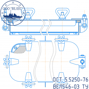 Крышка  I-3-350/190х550 Ст-ОМ1