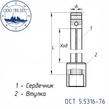 Муфта ходовая нормальная и удлиненная
